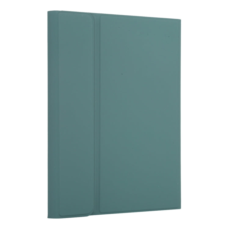 TG11BC Detachable Bluetooth Green Keyboard Microfiber Leather Tablet Case for iPad Pro 11 inch (2020), with Touchpad & Pen Slot & Holder (Dark Green) - For iPad Pro by PMC TechLife | Online Shopping South Africa | PMC TechLife