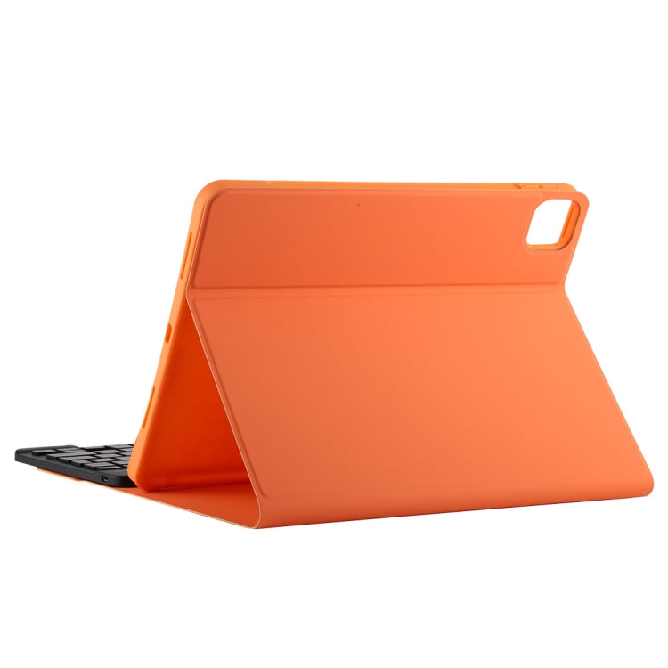 TG11BCS Detachable Bluetooth Black Keyboard Microfiber Leather Tablet Case for iPad Pro 11 inch (2020), with Backlight & Touchpad & Pen Slot & Holder (Orange) - For iPad Pro by PMC TechLife | Online Shopping South Africa | PMC TechLife | Buy Now Pay Later Mobicred