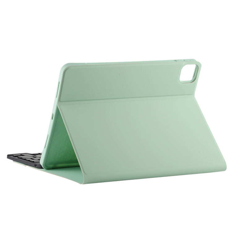 TG11BCS Detachable Bluetooth Black Keyboard Microfiber Leather Tablet Case for iPad Pro 11 inch (2020), with Backlight & Touchpad & Pen Slot & Holder (Green) - For iPad Pro by PMC TechLife | Online Shopping South Africa | PMC TechLife