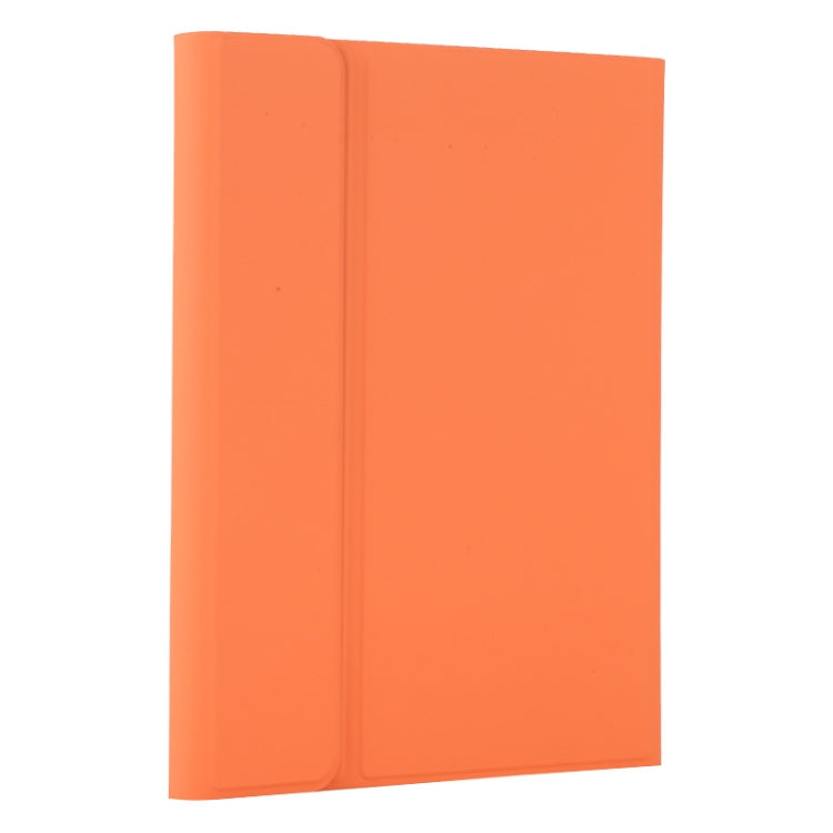 TG11BS Detachable Bluetooth White Keyboard Microfiber Leather Tablet Case for iPad Pro 11 inch (2020), with Backlight & Pen Slot & Holder (Orange) - For iPad Pro by PMC TechLife | Online Shopping South Africa | PMC TechLife