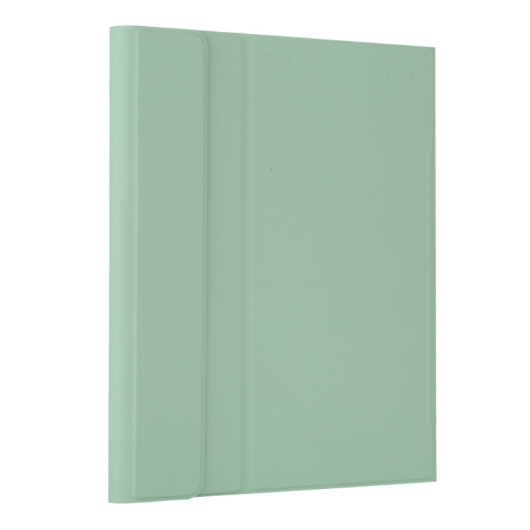 TG11BS Detachable Bluetooth White Keyboard Microfiber Leather Tablet Case for iPad Pro 11 inch (2020), with Backlight & Pen Slot & Holder (Green) - For iPad Pro by PMC TechLife | Online Shopping South Africa | PMC TechLife | Buy Now Pay Later Mobicred