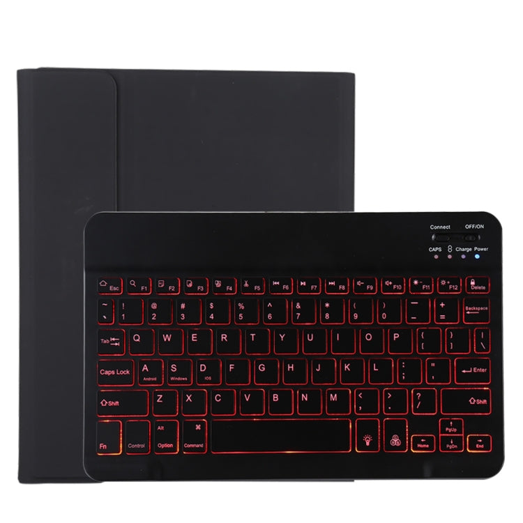 TG11BS Detachable Bluetooth Black Keyboard + Microfiber Leather Tablet Case for iPad Pro 11 inch (2020), with Backlight & Pen Slot & Holder(Black) - For iPad Pro by PMC TechLife | Online Shopping South Africa | PMC TechLife