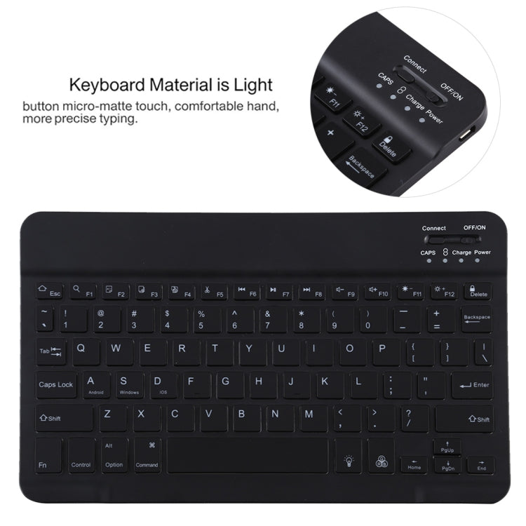 TG11BS Detachable Bluetooth Black Keyboard + Microfiber Leather Tablet Case for iPad Pro 11 inch (2020), with Backlight & Pen Slot & Holder(Purple) - For iPad Pro by PMC TechLife | Online Shopping South Africa | PMC TechLife