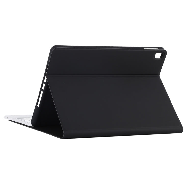 TG-102BC Detachable Bluetooth White Keyboard + Microfiber Leather Tablet Case for iPad 10.2 inch / iPad Air (2019), with Touch Pad & Pen Slot & Holder(Black) - free shipping - PMC TechLife - Order now!