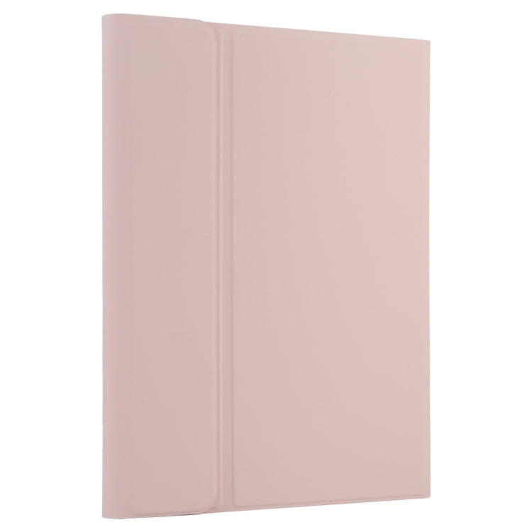 TG-102BC Detachable Bluetooth Pink Keyboard + Microfiber Leather Tablet Case for iPad 10.2 inch / iPad Air (2019), with Touch Pad & Pen Slot & Holder(Pink) - For iPad Air by PMC TechLife | Online Shopping South Africa | PMC TechLife | Buy Now Pay Later Mobicred