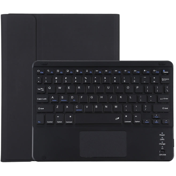 TG97BC Detachable Bluetooth Black Keyboard + Microfiber Leather Tablet Case for iPad 9.7 inch, with Touch Pad & Pen Slot & Holder(Black) - Universal by PMC TechLife | Online Shopping South Africa | PMC TechLife