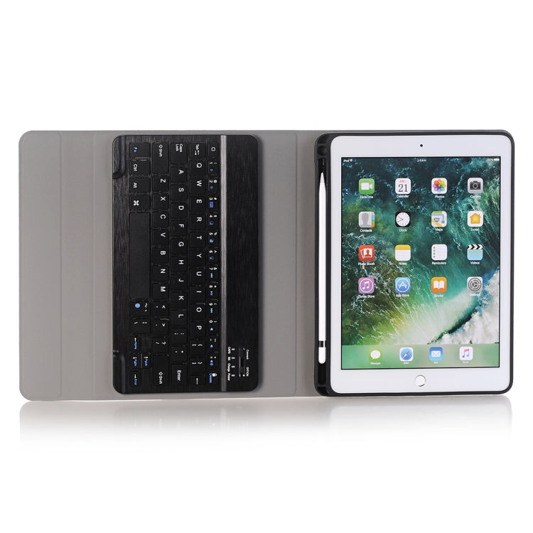 A102B For iPad 10.2 inch 2019 Ultra-thin Detachable Bluetooth Keyboard Leather Tablet Case with Stand & Pen Slot Function (Blue) - free shipping - PMC TechLife - Order now!
