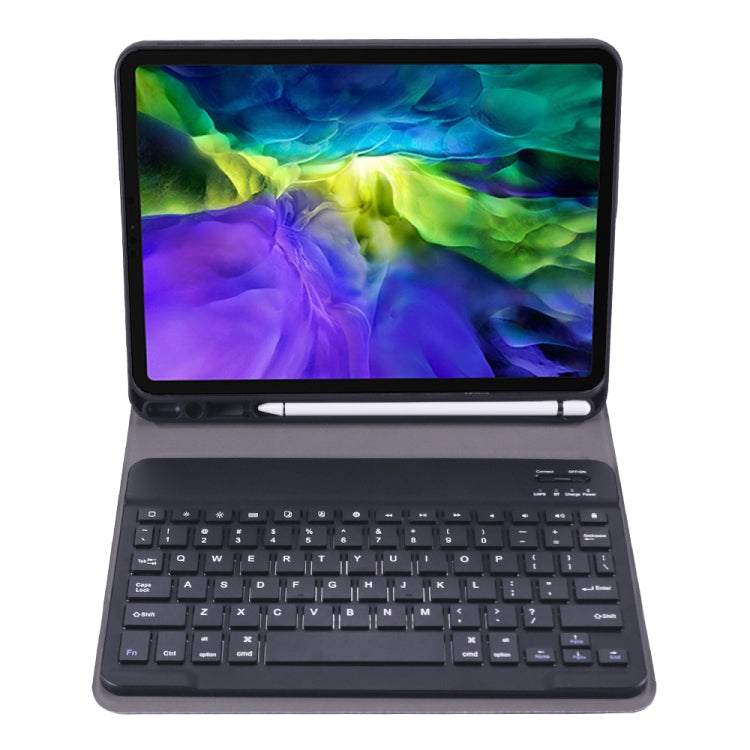 A11B 2020 Ultra-thin ABS Detachable Bluetooth Keyboard Tablet Case for iPad Pro 11 2022 / 2021 / Air4 / Air5, with Pen Slot & Holder (Dark Blue) - free shipping - PMC TechLife - Order now!