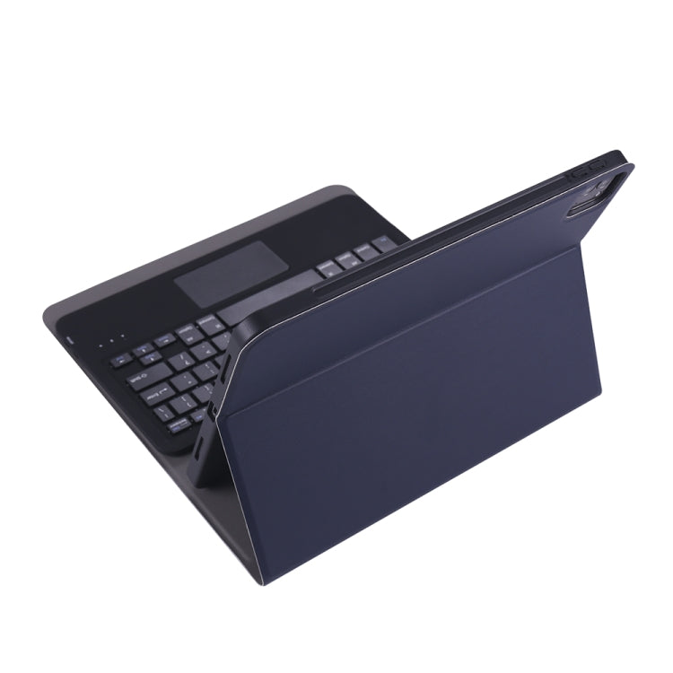 A11B-A 2020 Ultra-thin ABS Detachable Bluetooth Keyboard Tablet Case for iPad Pro 11 inch (2020), with Touchpad & Pen Slot & Holder (Dark Blue) - For iPad Pro by PMC TechLife | Online Shopping South Africa | PMC TechLife