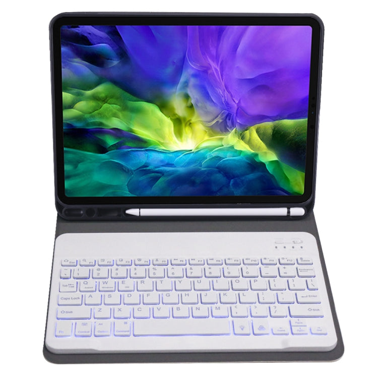 A11BS 2020 Ultra-thin ABS Detachable Bluetooth Keyboard Tablet Case for iPad Pro 11 inch (2020), with Backlight & Pen Slot & Holder (Rose Gold) - For iPad Pro by PMC TechLife | Online Shopping South Africa | PMC TechLife
