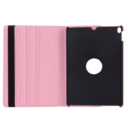 Litchi Texture 360 Degree Spin Multi-function Horizontal Flip Leather Protective Case with Holder for iPad Pro 10.5 inch / iPad Air (2019) (Pink) - iPad Pro 10.5 inch Cases by PMC Jewellery | Online Shopping South Africa | PMC Jewellery | Buy Now Pay Later Mobicred