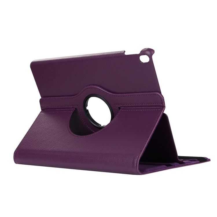 Litchi Texture 360 Degree Spin Multi-function Horizontal Flip Leather Protective Case with Holder for iPad Pro 10.5 inch / iPad Air (2019) (Purple) - iPad Pro 10.5 inch Cases by PMC Jewellery | Online Shopping South Africa | PMC Jewellery | Buy Now Pay Later Mobicred