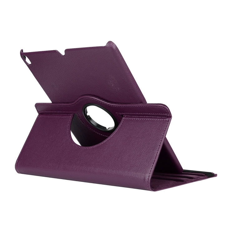 Litchi Texture 360 Degree Spin Multi-function Horizontal Flip Leather Protective Case with Holder for iPad Pro 10.5 inch / iPad Air (2019) (Purple) - iPad Pro 10.5 inch Cases by PMC Jewellery | Online Shopping South Africa | PMC Jewellery | Buy Now Pay Later Mobicred