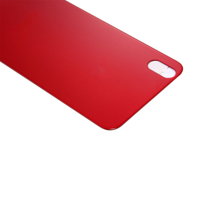 Glass Battery Back Cover for iPhone X(Red) - Back Cover by PMC Jewellery | Online Shopping South Africa | PMC Jewellery | Buy Now Pay Later Mobicred