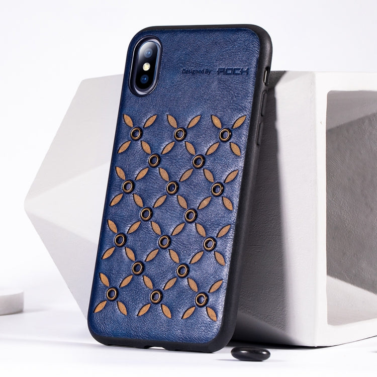 For iPhone XS Max ROCK Origin Series Business TPU + PU Protective Case - More iPhone Cases by ROCK | Online Shopping South Africa | PMC Jewellery | Buy Now Pay Later Mobicred