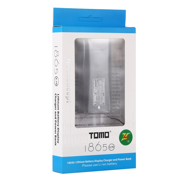 TOMO P2 USB Smart 2 Battery Charger with  Indicator Light for 18650 Li-ion Battery(Black) - Charger & Converter by PMC Jewellery | Online Shopping South Africa | PMC Jewellery | Buy Now Pay Later Mobicred