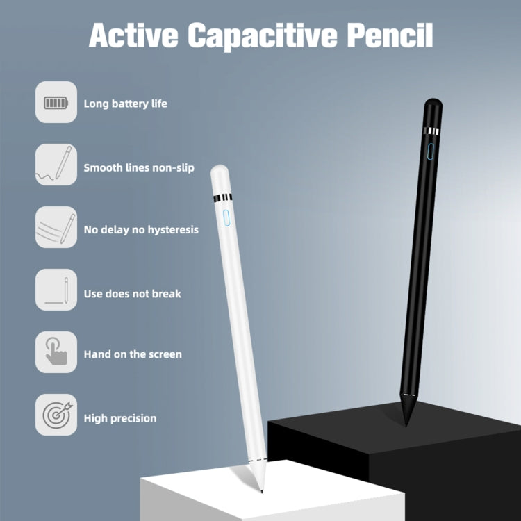 Active Capacitive Stylus for iPod touch / iPad mini & Air & Pro / iPhone(White) - Stylus Pen by PMC Jewellery | Online Shopping South Africa | PMC Jewellery | Buy Now Pay Later Mobicred