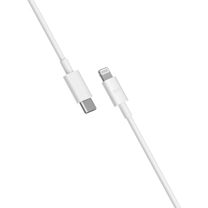 Original Xiaomi AL870C ZMI Type-C / USB-C to 8 Pin Charging Cable, Length: 1m(White) - MFI Cable by Xiaomi | Online Shopping South Africa | PMC Jewellery | Buy Now Pay Later Mobicred