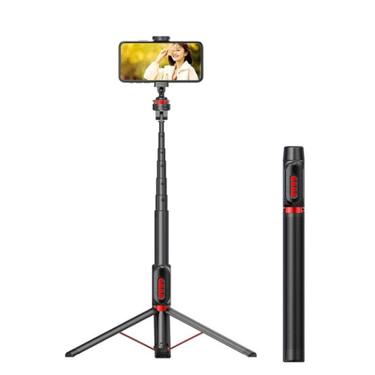 Aluminum Alloy Mobile Phone Bluetooth Selfie Stick Live Floor Tripod Bracket, Height: 1.5m - Selfie Sticks by PMC Jewellery | Online Shopping South Africa | PMC Jewellery | Buy Now Pay Later Mobicred