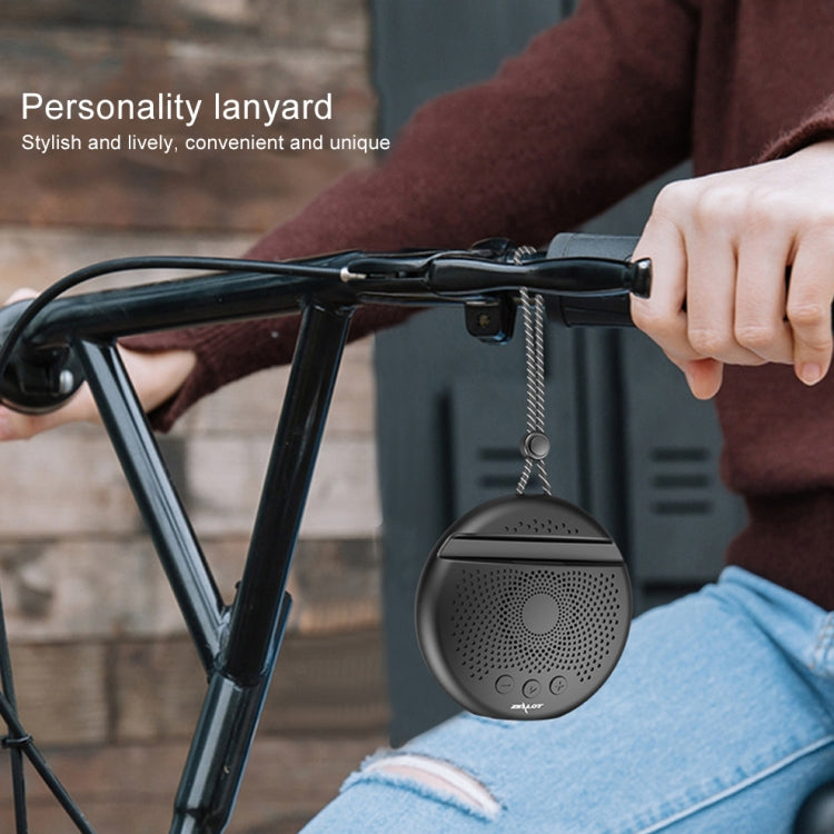 ZEALOT S24 Portable Stereo Bluetooth Speaker with Lanyard & Mobile Card Slot Holder, Supports Hands-free Call & TF Card (Dark Blue) - free shipping - PMC Jewellery - Order now!