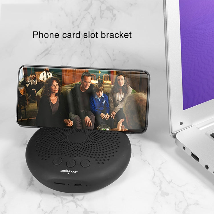 ZEALOT S24 Portable Stereo Bluetooth Speaker with Lanyard & Mobile Card Slot Holder, Supports Hands-free Call & TF Card (Red) - free shipping - PMC Jewellery - Order now!