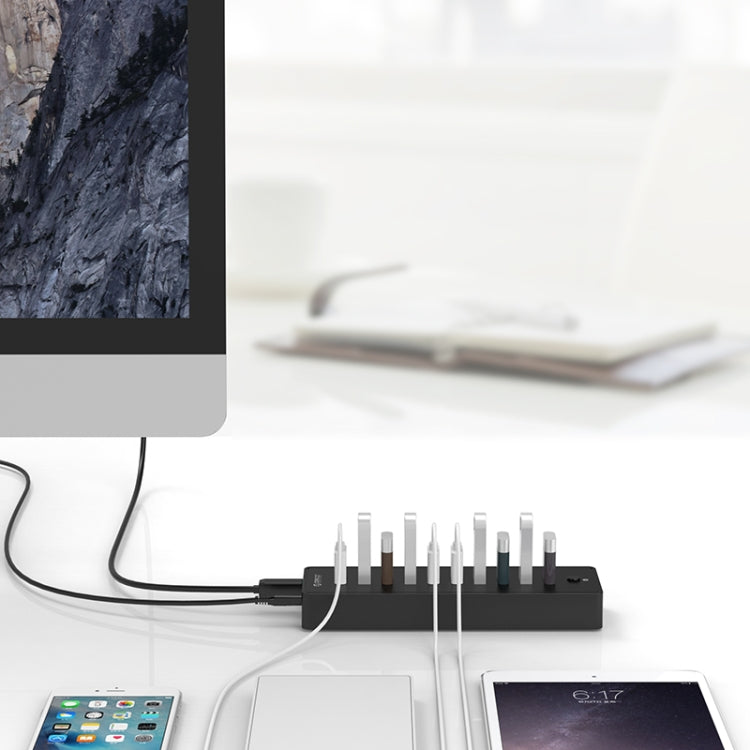 ORICO P10-U2-V1 10 USB 2.0 Ports HUB - USB HUB by ORICO | Online Shopping South Africa | PMC Jewellery | Buy Now Pay Later Mobicred