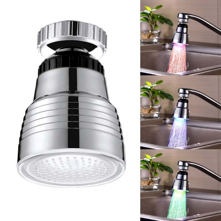 SDF-B10 1 LED ABS Temperature Sensor RGB LED Faucet Light Water Glow Shower, Size: 58 x 38mm, Interface: 22mm (Silver) - Shower Head by PMC Jewellery | Online Shopping South Africa | PMC Jewellery | Buy Now Pay Later Mobicred