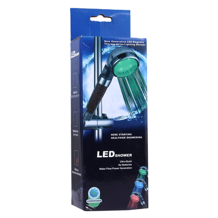 SDS-A23 15 LEDs ABS Temperature Sensor Negative Ions RGB LED Shower Head, Size: 23 x 6.5 x 5.8cm, Interface:  20mm - Shower Head by PMC TechLife | Online Shopping South Africa | PMC TechLife | Buy Now Pay Later Mobicred