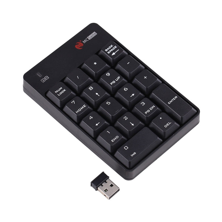 MC Saite SK-51AG 2 in 1 2.4G USB Numeric Wireless Keyboard  & Mini Calculator for Laptop Desktop PC(Black) - Wireless Keyboard by MC Saite | Online Shopping South Africa | PMC Jewellery | Buy Now Pay Later Mobicred