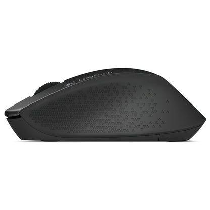 Logitech MK345 Wireless Full-size Keyboard + 2.4GHz 1000DPI Wireless Optical Mouse Set with Nano Receiver(Black) - Wireless Keyboard by Logitech | Online Shopping South Africa | PMC Jewellery | Buy Now Pay Later Mobicred