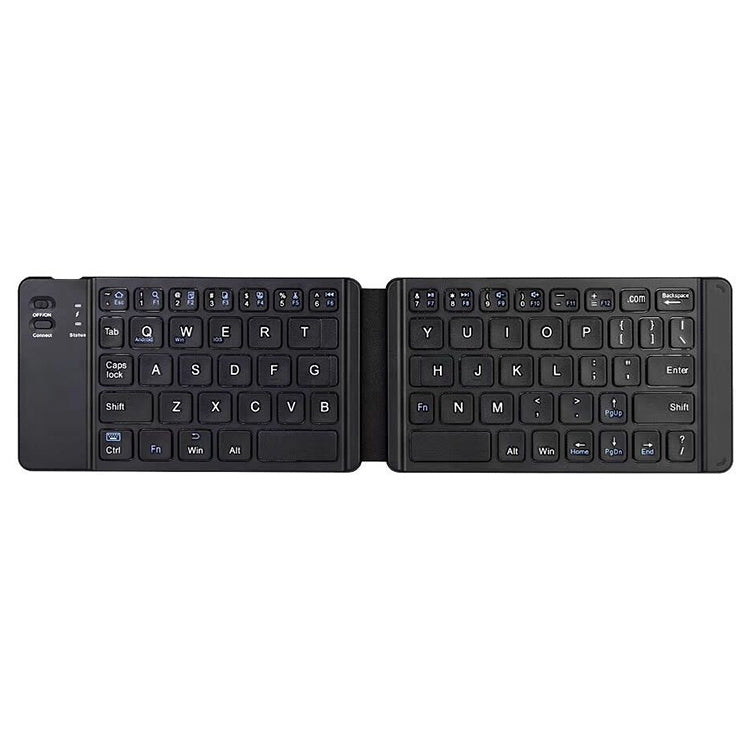 B05 USB Charging Portable Mini Folding Bluetooth Wireless Keyboard (Black) - Mini Keyboard by PMC Jewellery | Online Shopping South Africa | PMC Jewellery | Buy Now Pay Later Mobicred