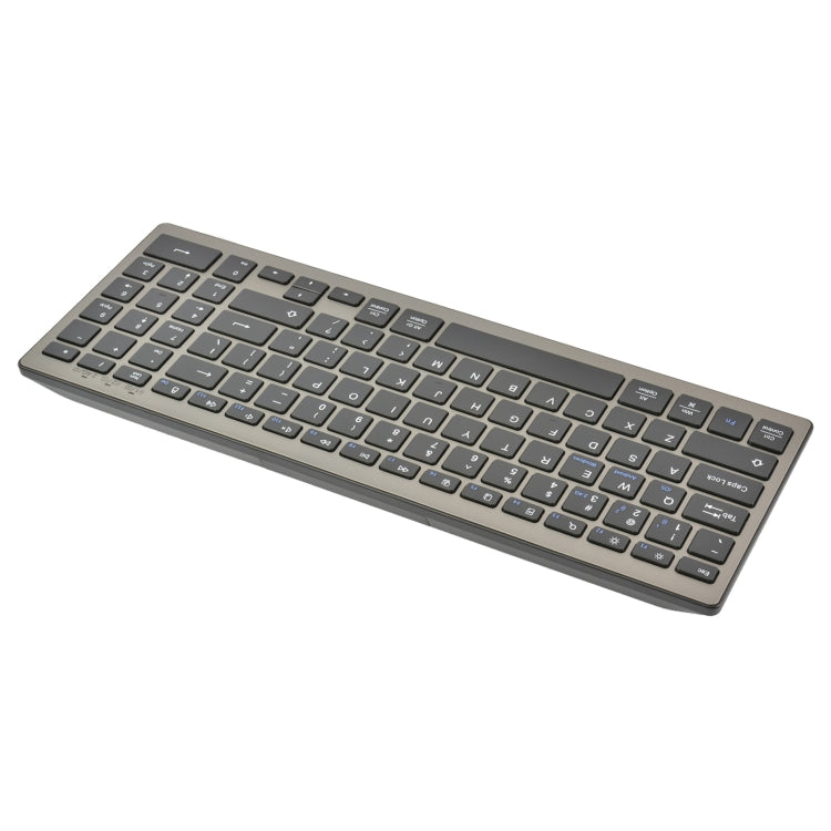 168 2.4Ghz + Bluetooth  Dual Mode Wireless Keyboard Compatible with iSO & Android & Windows - Wireless Keyboard by PMC Jewellery | Online Shopping South Africa | PMC Jewellery | Buy Now Pay Later Mobicred