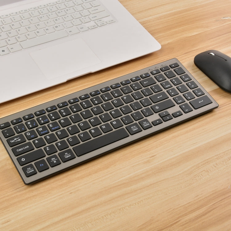 168 2.4Ghz + Bluetooth  Dual Mode Wireless Keyboard Compatible with iSO & Android & Windows - Wireless Keyboard by PMC Jewellery | Online Shopping South Africa | PMC Jewellery | Buy Now Pay Later Mobicred