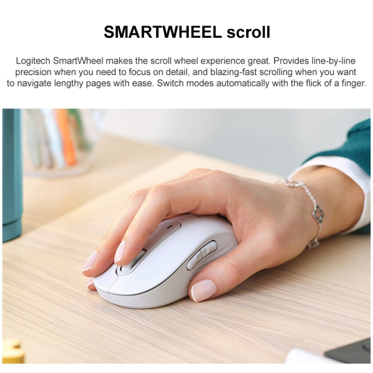 Logitech M650 5-keys 2000 DPI Wireless Bluetooth Silent Mouse (Black) - Wireless Mice by Logitech | Online Shopping South Africa | PMC Jewellery | Buy Now Pay Later Mobicred