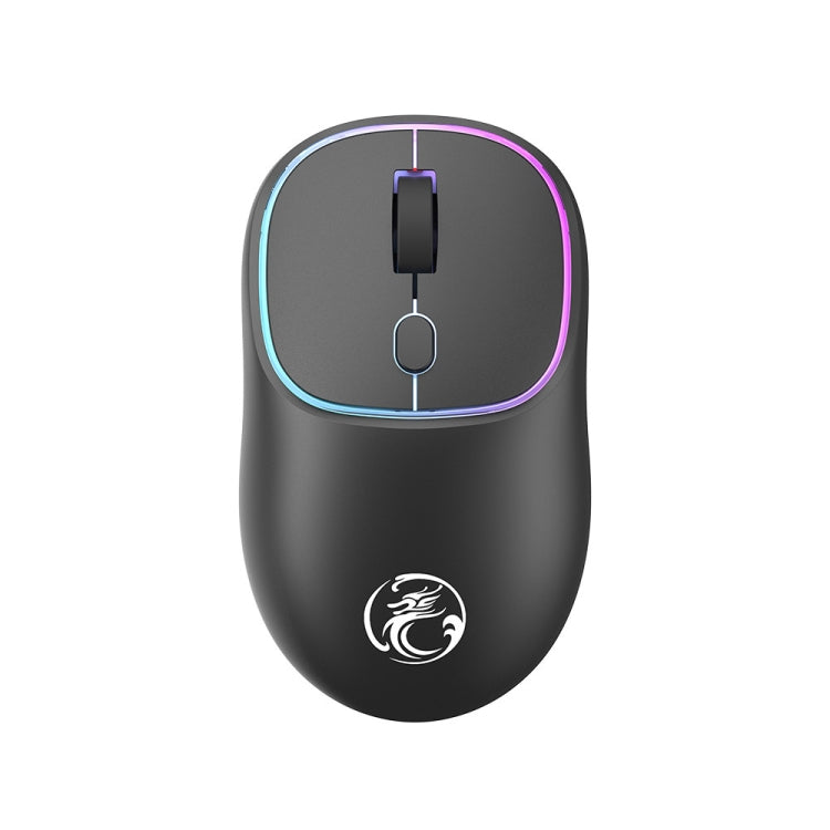 iMICE W-618 Rechargeable 4 Buttons 1600 DPI 2.4GHz Silent Wireless Mouse for Computer PC Laptop (Black) - Wireless Mice by iMICE | Online Shopping South Africa | PMC Jewellery | Buy Now Pay Later Mobicred