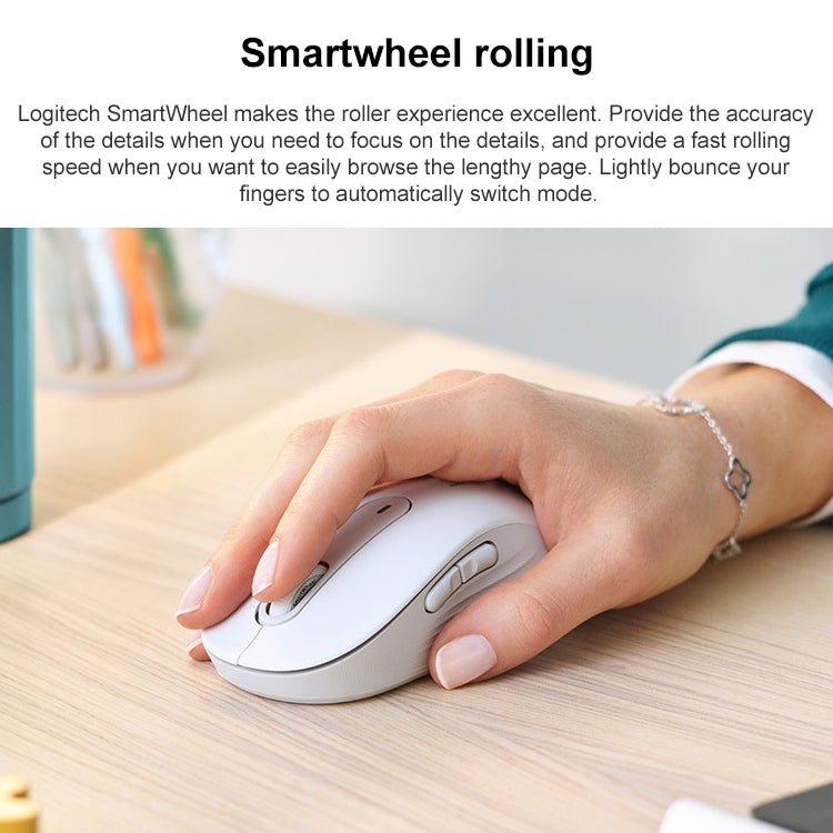 Logitech M650L 2000DPI 2.4GHz Wireless Bluetooth Dual Mode Mouse (Black) - free shipping - PMC Jewellery - Order now!