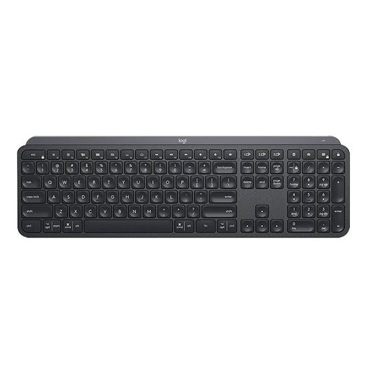 Logitech MX Keys Wireless Bluetooth Silent Keyboard (Black) - Wireless Keyboard by Logitech | Online Shopping South Africa | PMC Jewellery | Buy Now Pay Later Mobicred