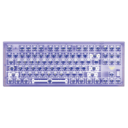 AULA F2183 RGB Wireless Bluetooth Keyboard(Purple) - Wireless Keyboard by AULA | Online Shopping South Africa | PMC Jewellery | Buy Now Pay Later Mobicred