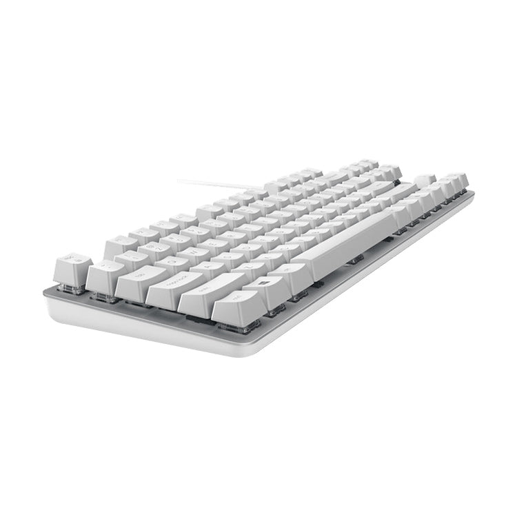 Logitech K835 Mini Mechanical Wired Keyboard, Green Shaft (White) - Wired Keyboard by Logitech | Online Shopping South Africa | PMC Jewellery | Buy Now Pay Later Mobicred