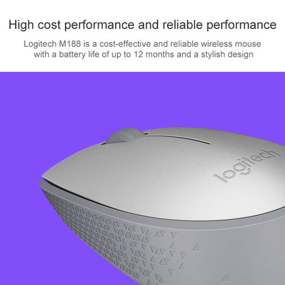 Logitech M188 Fashion Wireless Mouse - Wireless Mice by Logitech | Online Shopping South Africa | PMC Jewellery | Buy Now Pay Later Mobicred