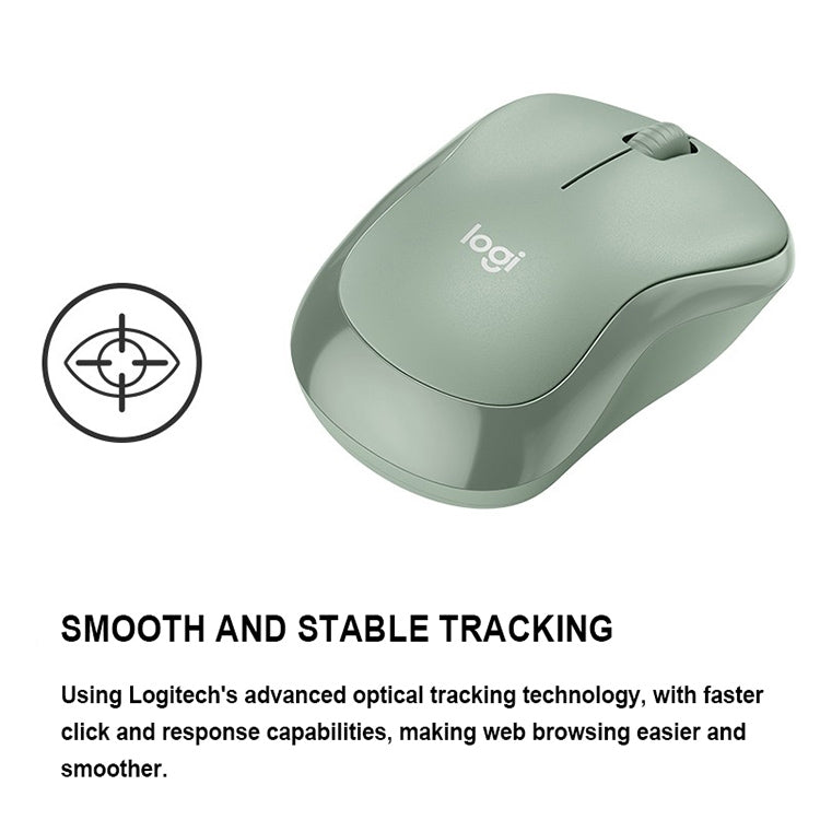 Logitech M221 Fashion Silent Wireless Mouse(Green) - Wireless Mice by Logitech | Online Shopping South Africa | PMC Jewellery | Buy Now Pay Later Mobicred