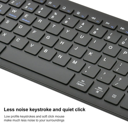 169 2.4Ghz + Bluetooth  Dual Mode Wireless Keyboard, Compatible with iSO & Android & Windows (Black) - Wireless Keyboard by PMC Jewellery | Online Shopping South Africa | PMC Jewellery | Buy Now Pay Later Mobicred