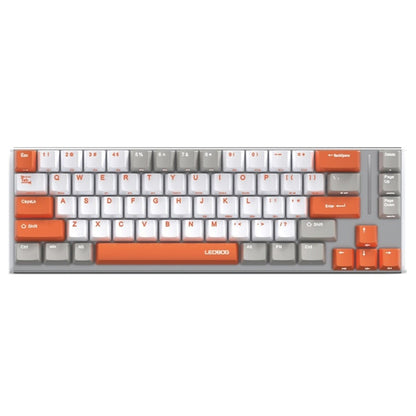 LEOBOG K67 2.4G Bluetooth Wireless RGB Three Mode Customized Mechanical Keyboard, Ice Crystal Switch (Grey) - Wireless Keyboard by PMC Jewellery | Online Shopping South Africa | PMC Jewellery | Buy Now Pay Later Mobicred