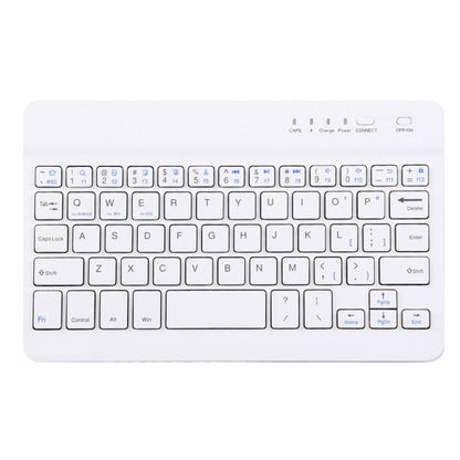 Portable Bluetooth Wireless Keyboard, Compatible with 10 inch Tablets with Bluetooth Functions (White) - Universal Keyboard by PMC Jewellery | Online Shopping South Africa | PMC Jewellery