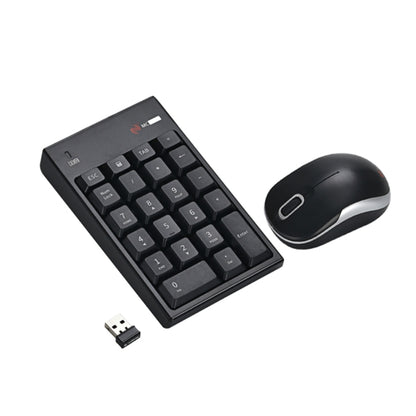 MC Saite MC-61CB 2.4GHz Wireless Mouse + 22 Keys Numeric Pan Keyboard with USB Receiver Set for Computer PC Laptop (Black) - Mini Keyboard by MC Saite | Online Shopping South Africa | PMC Jewellery | Buy Now Pay Later Mobicred