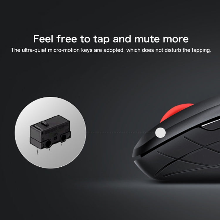 Lenovo ThinkLife Dual Mode Mute Wireless Bluetooth Mouse (Black) - Wireless Mice by Lenovo | Online Shopping South Africa | PMC Jewellery | Buy Now Pay Later Mobicred