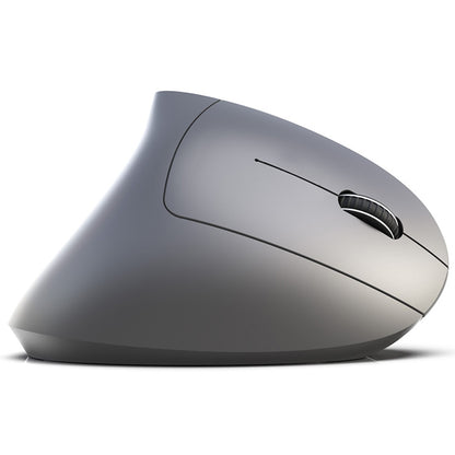 HXSJ T29 Bluetooth 3.0 Wireless Bluetooth 6-Keys 2400 DPI Adjustable Ergonomics Optical Vertical Mouse(Grey) - Wireless Mice by HXSJ | Online Shopping South Africa | PMC Jewellery | Buy Now Pay Later Mobicred