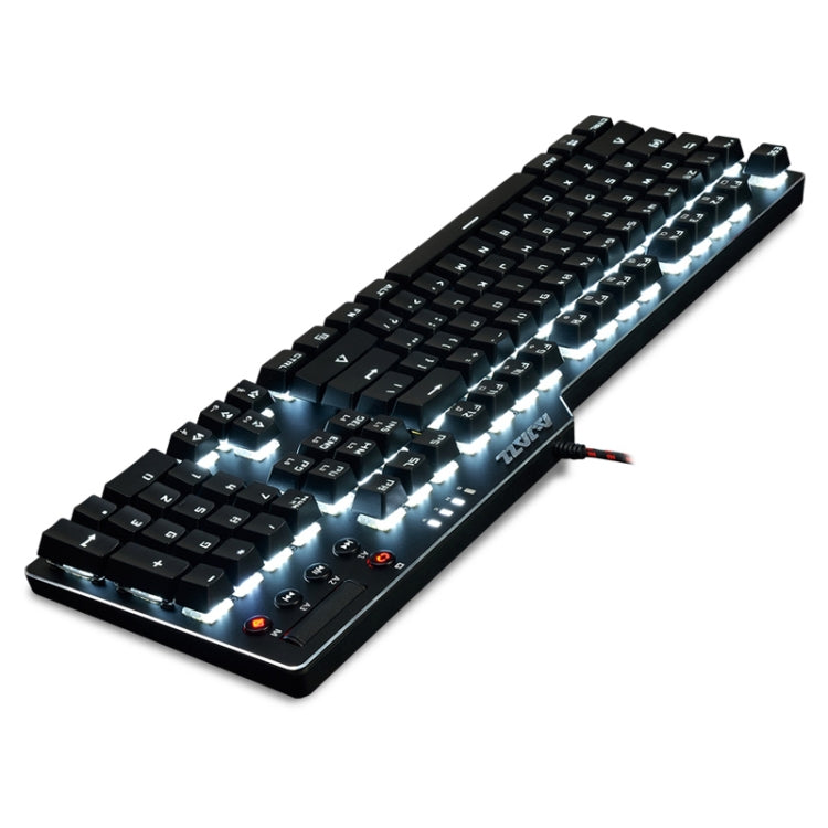 Ajazz AK35I Multimedia Knob Gaming Backlight Alloy Machinery Keyboard (Black Axis) - Wired Keyboard by Ajazz | Online Shopping South Africa | PMC Jewellery | Buy Now Pay Later Mobicred