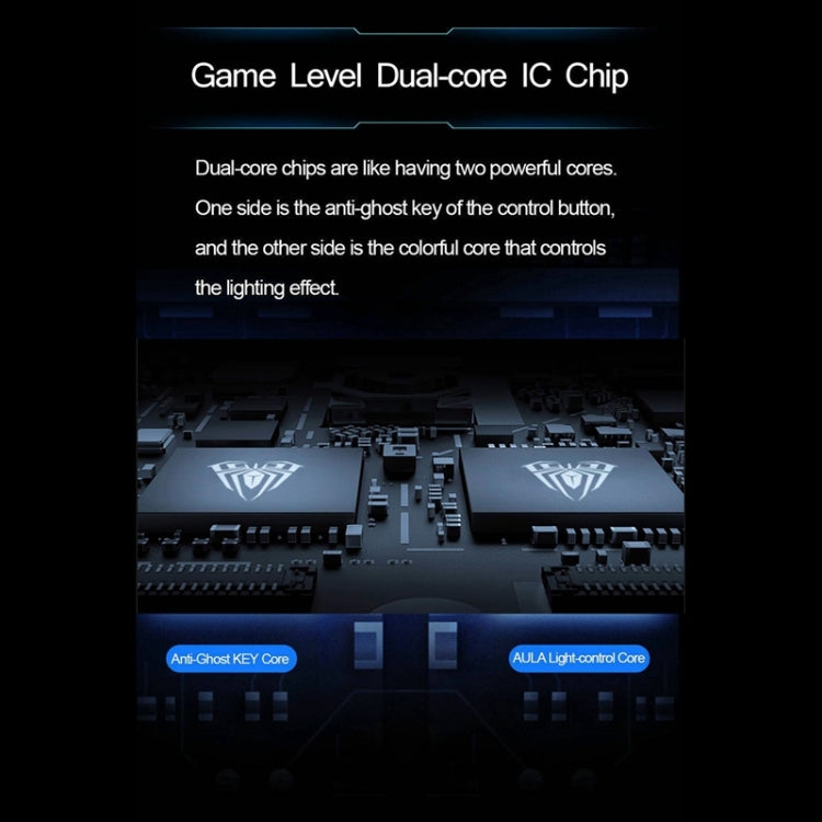 AULA F2088 108 Keys Mixed Light Plating Punk Mechanical Blue Switch Wired USB Gaming Keyboard with Metal Button(Silver) - free shipping - PMC Jewellery - Order now!