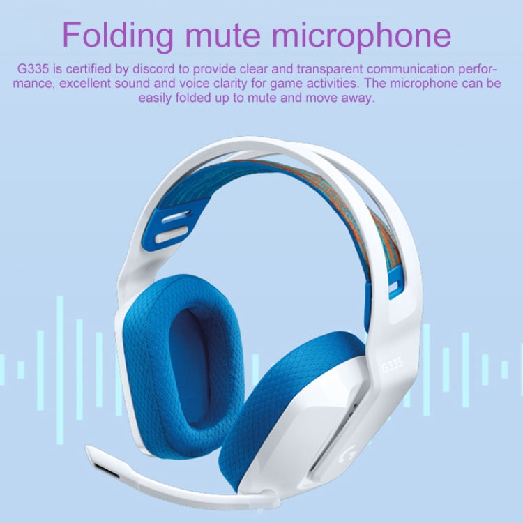Logitech G335 Foldable Wired Gaming Headset with Microphone (Green) - free shipping - PMC Jewellery - Order now!